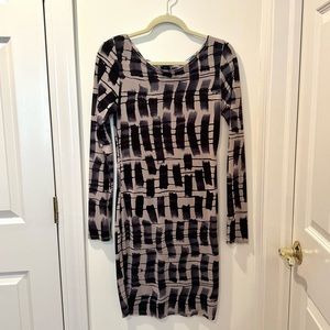 Alice and Olivia sexy sophisticated long sleeve body-con dress